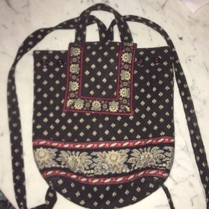 Vintage Vera Bradley backpack in Black & Red